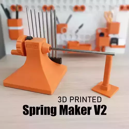 3D Printed Spring Maker V2