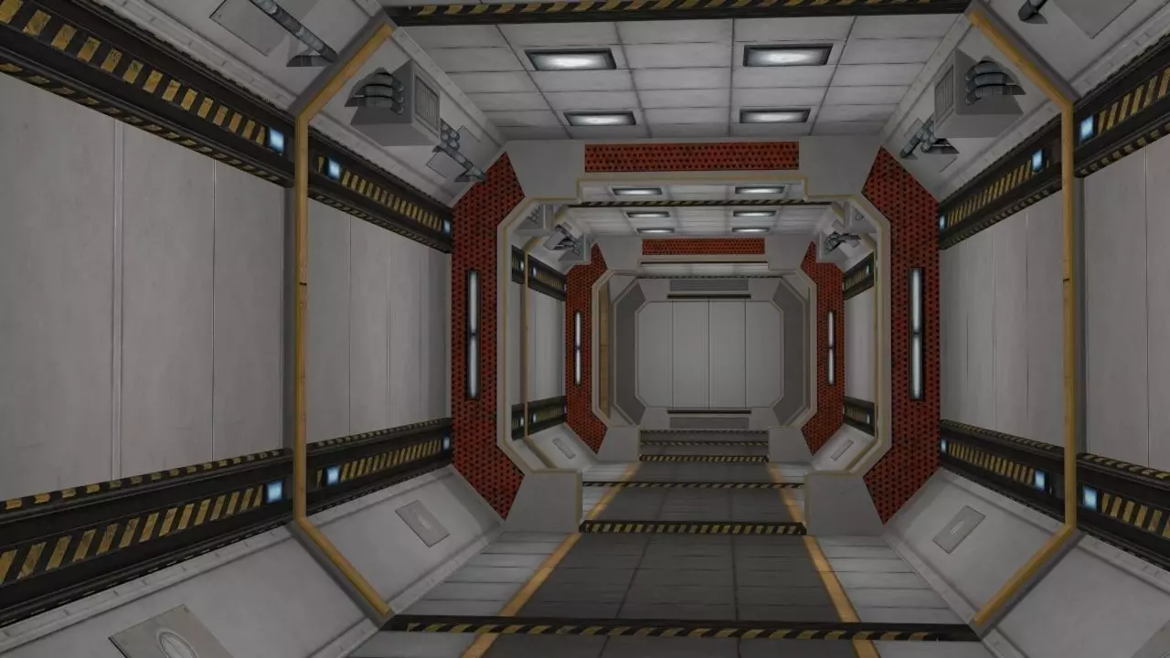 level designer Sci-Fi Low-poly 3D model