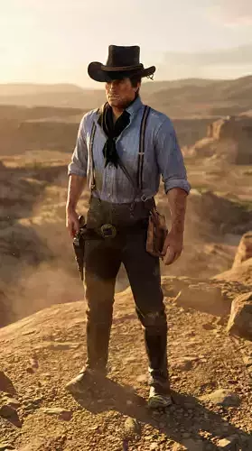 ARTHUR MORGAN RDR2 Wild West Outlaw Game Asset 3D model rigged | CGTrader