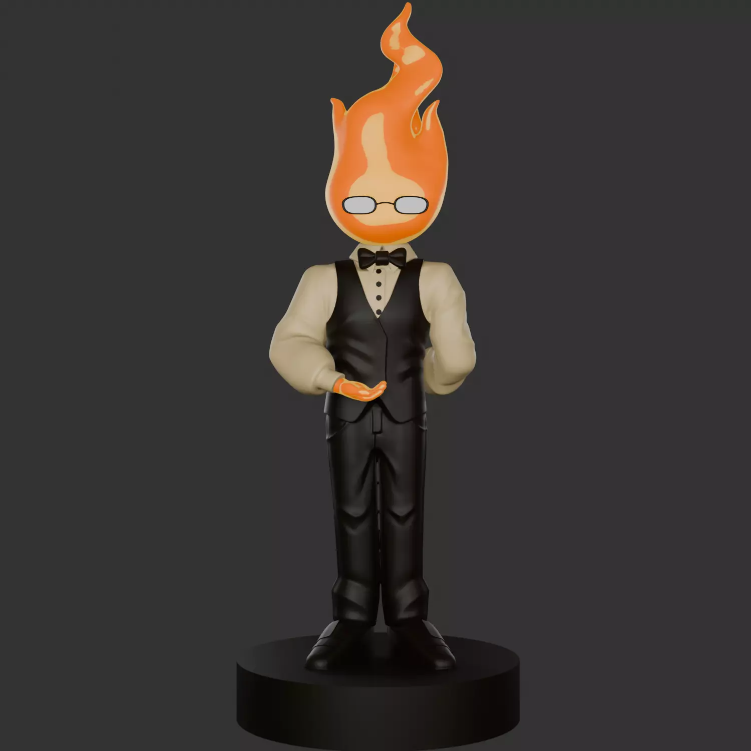 Grillby Undertale 3D print model