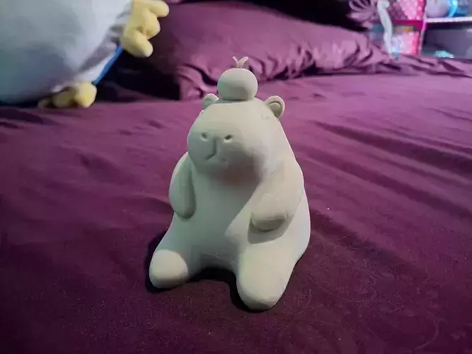 Kawaii Capybara 3D Printable STL Model
