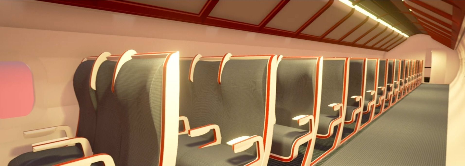 Aircraft Model in FBX format Low-poly 3D model_8