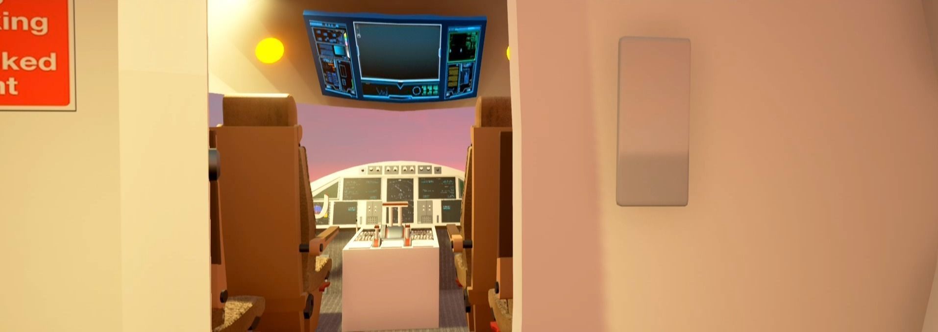 Aircraft Model in FBX format Low-poly 3D model_6