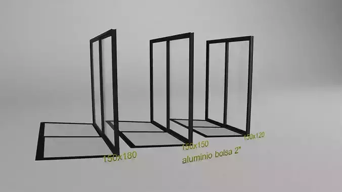 ventanas de aluminio 150 cm