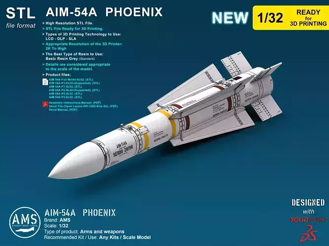 AIM-54A Phoenix - Scale 1-32 NEW