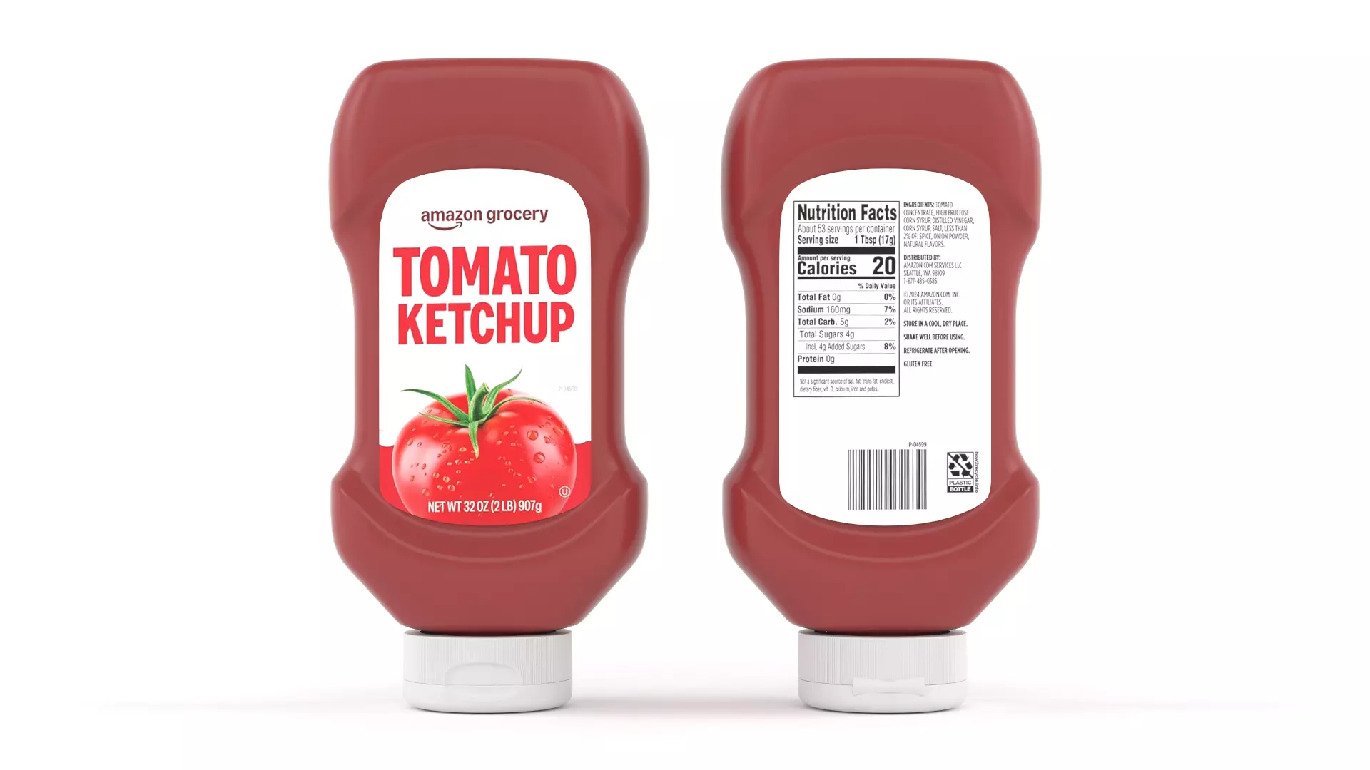 Ketchup Bottle 3D model