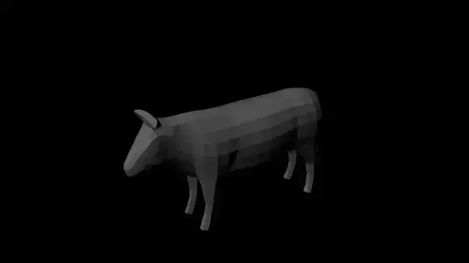 Bull base Free low-poly 3D model