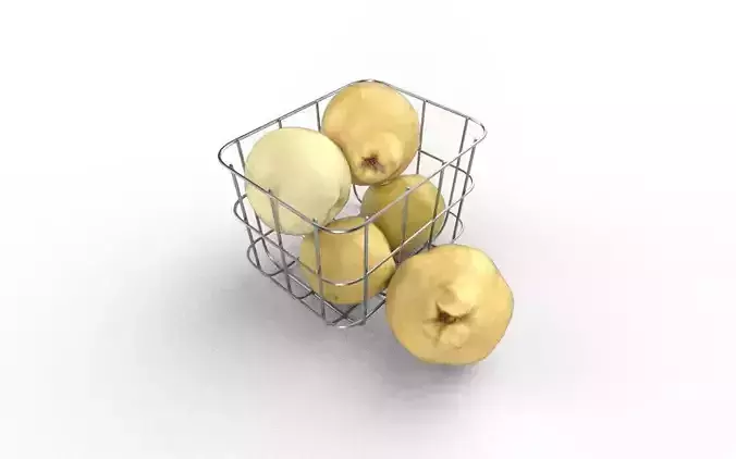 Quince Set 01 Low-poly 3D model