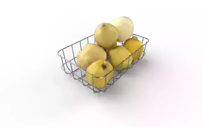 Quince Set 03 Low-poly 3D model 5