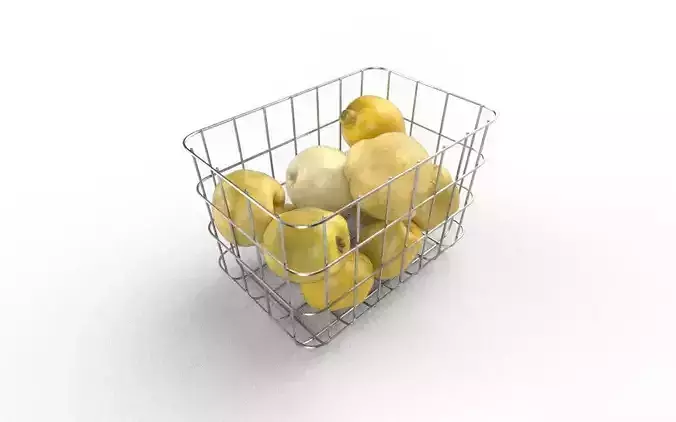 Quince Set 06 Low-poly 3D model 6