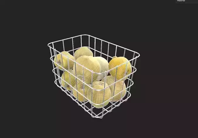 Quince Set 06 Low-poly 3D model 2