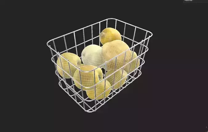 Quince Set 06 Low-poly 3D model 7