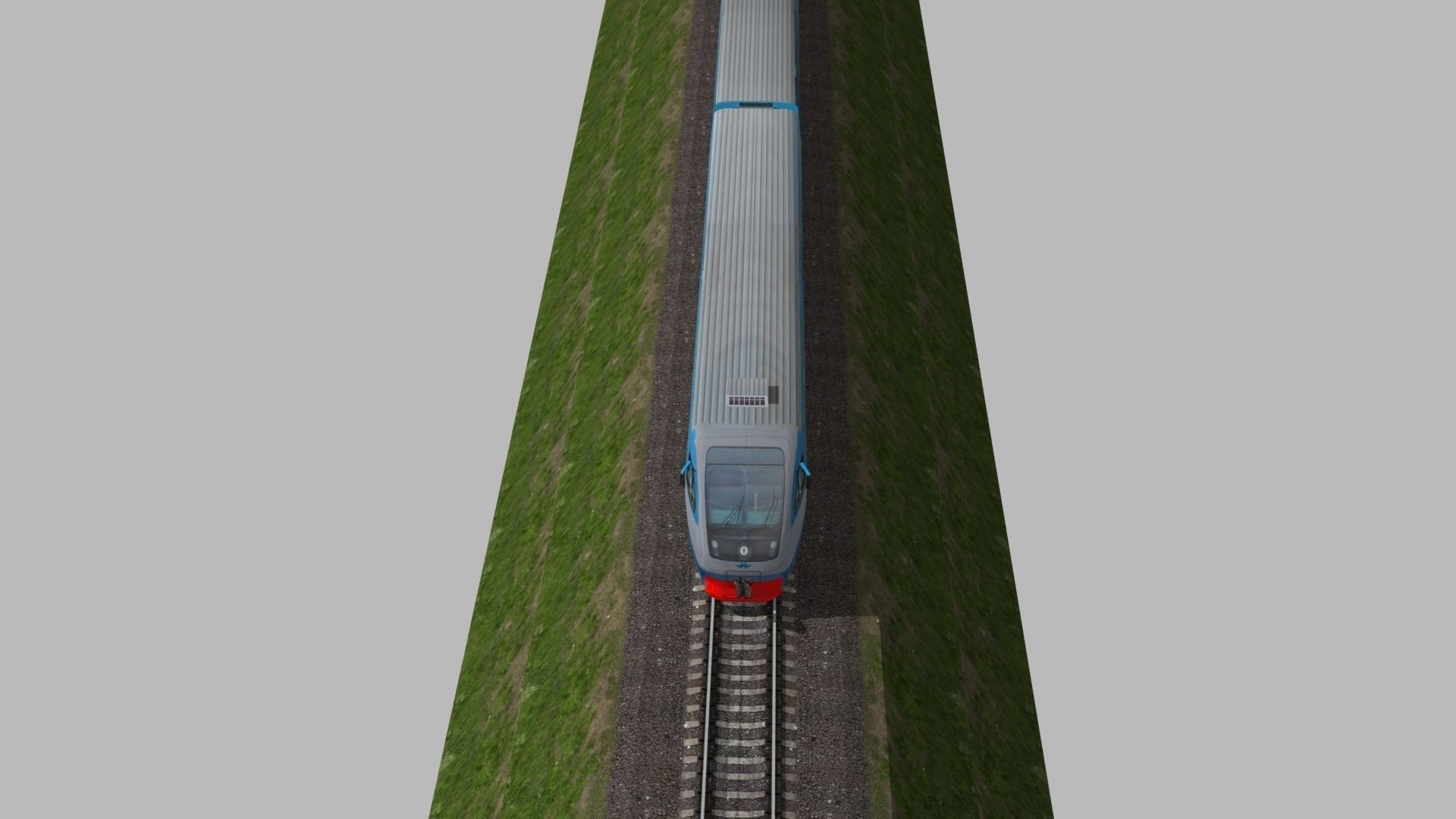 RA-2 rail bus Low-poly 3D model_10