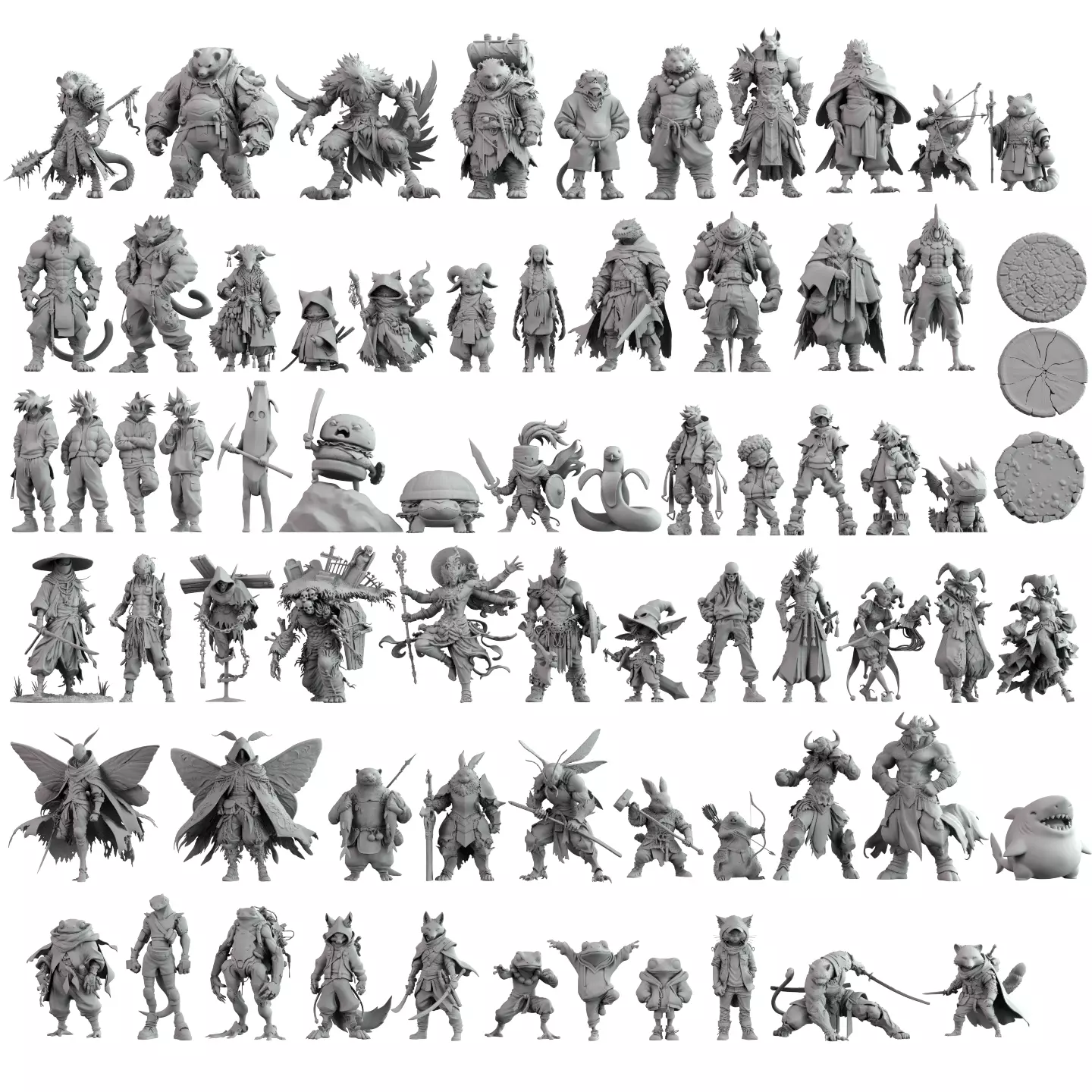 71 Resin Print Miniatures Mega Collection 3D print model
