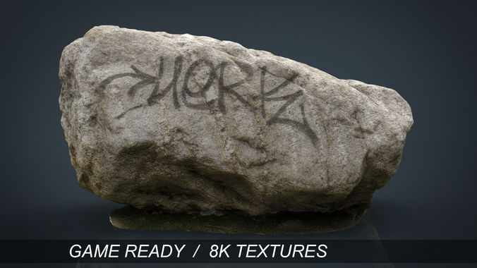 Rock Low-poly 3D model