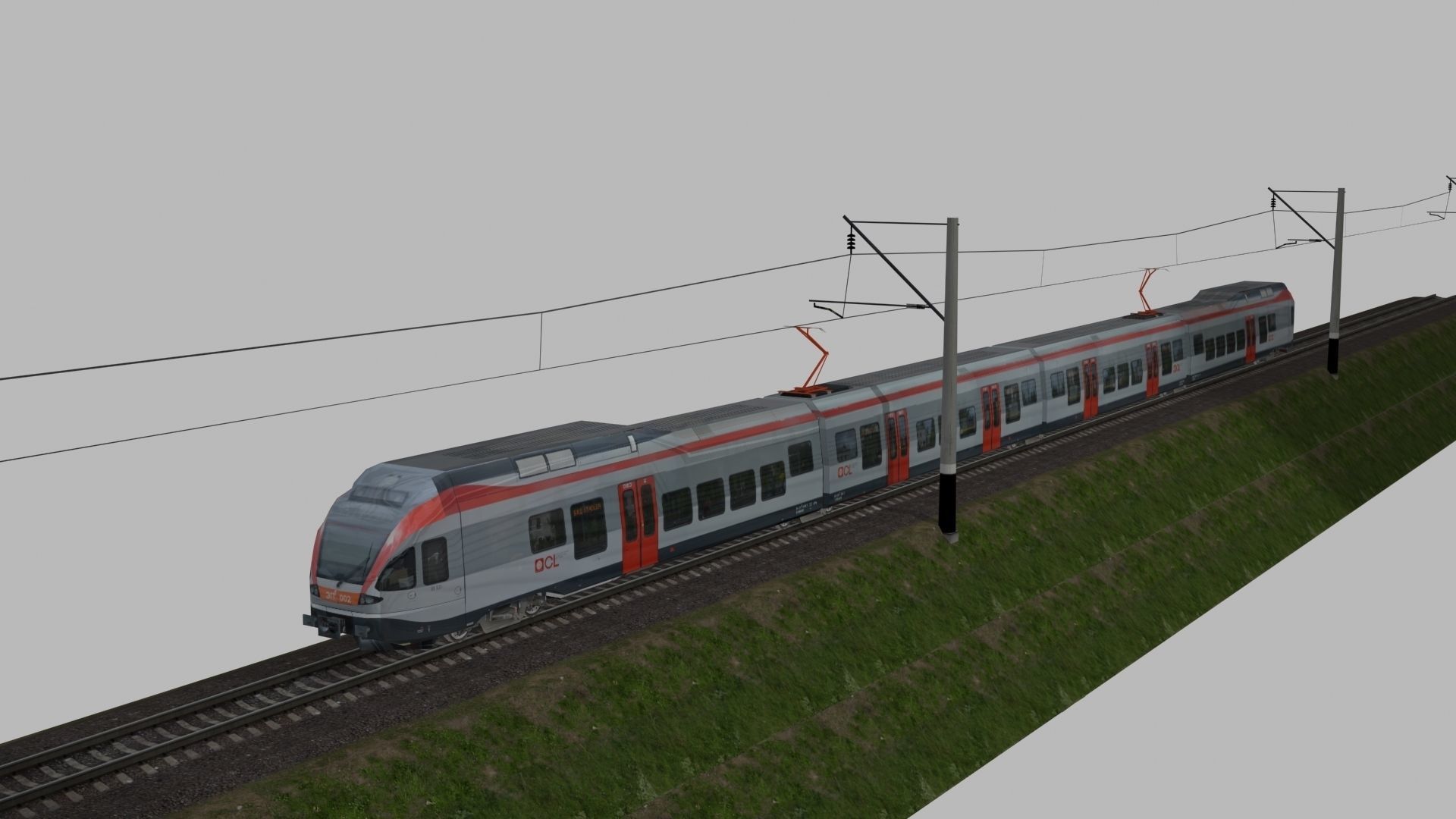 Stadler Rail EPg 2 Low-poly 3D model_4
