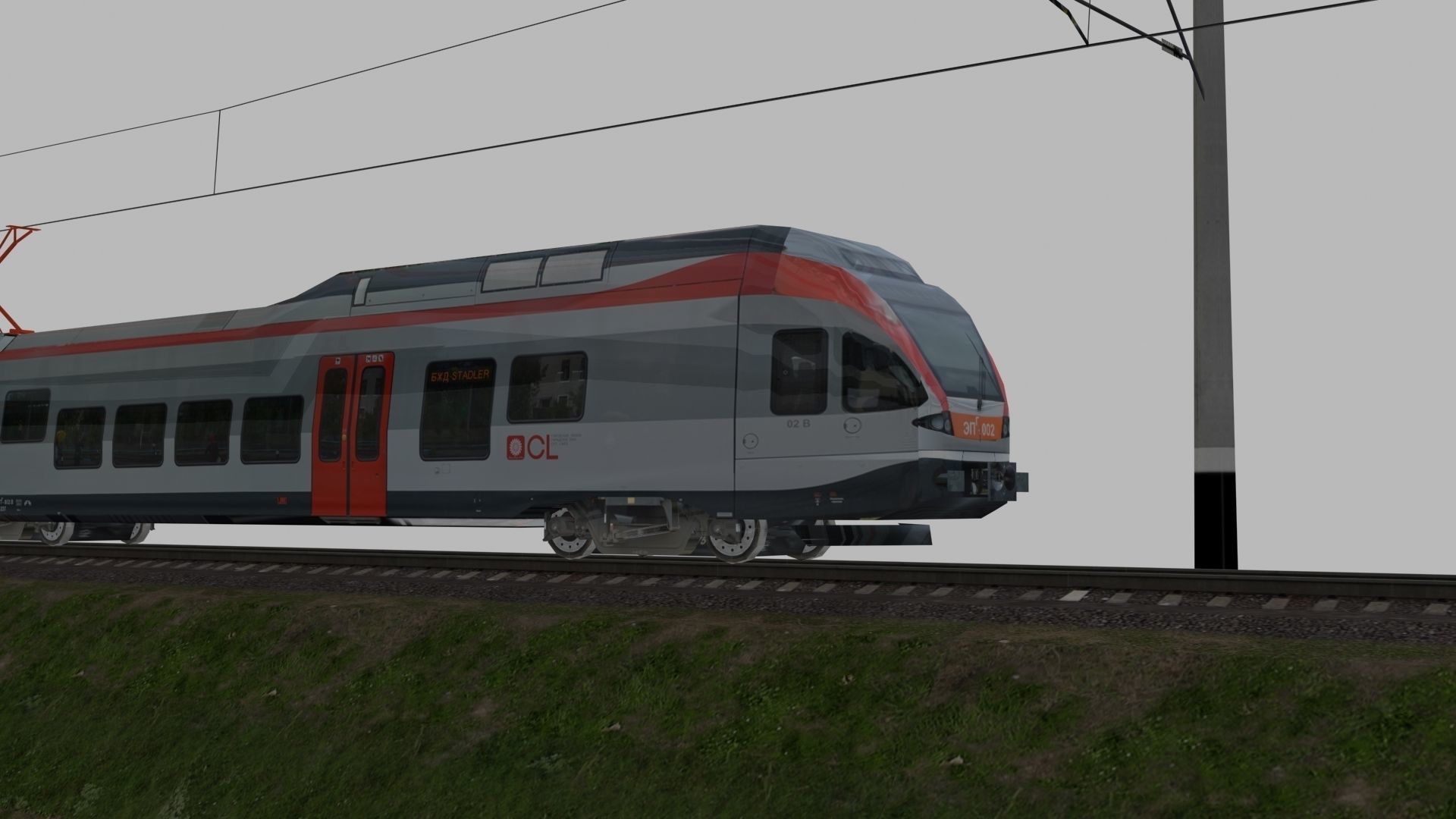 Stadler Rail EPg 2 Low-poly 3D model_2