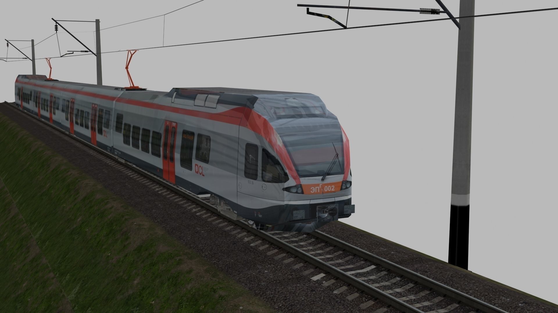 Stadler Rail EPg 2 Low-poly 3D model_1