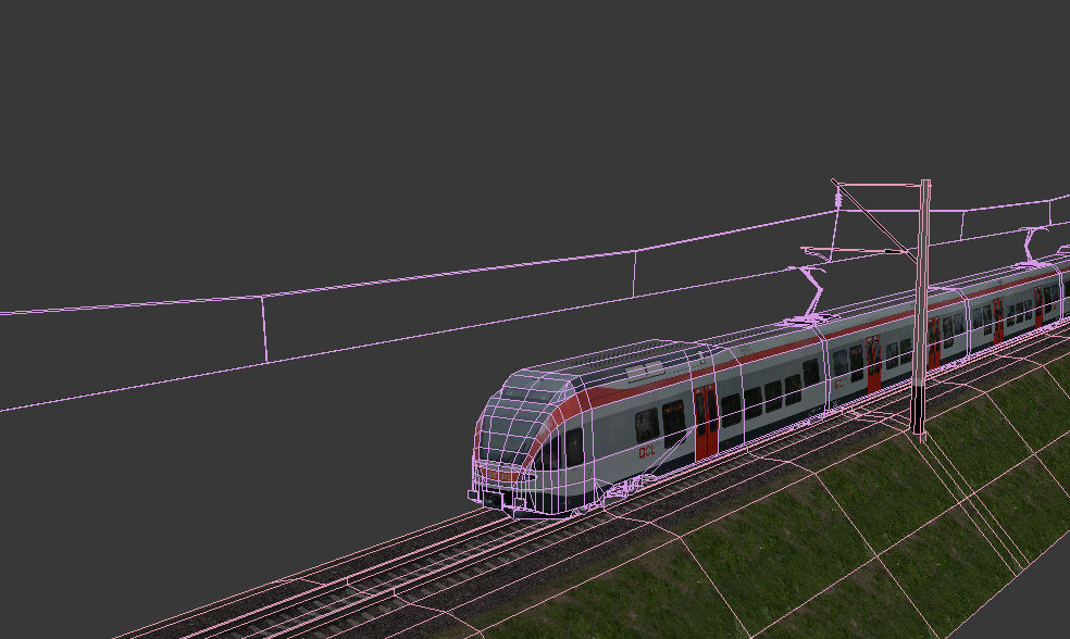 Stadler Rail EPg 2 Low-poly 3D model_5
