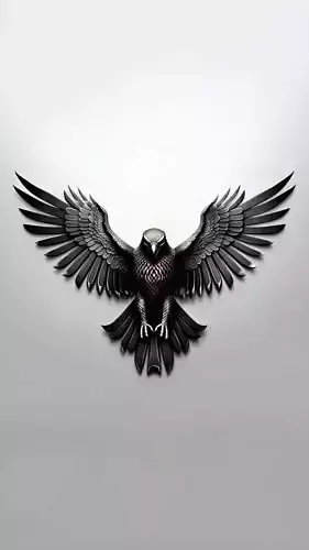 Flying Eagle Pendant 3D Model 3D print model