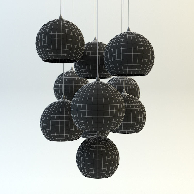 Chandelier Loft Concept 3D model_4