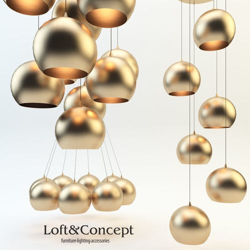 Chandelier Loft Concept 3D model