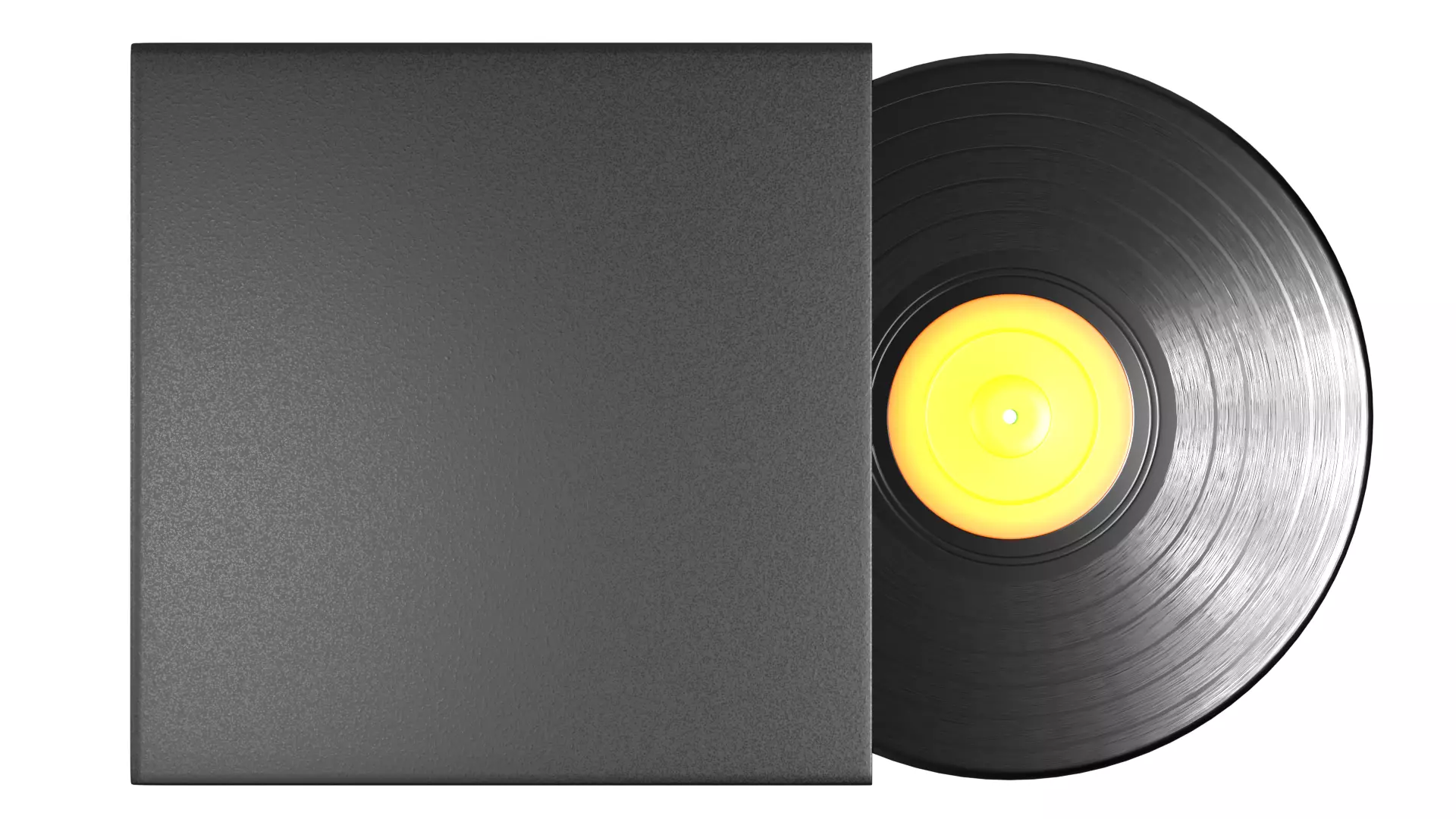 Vinyl Record PBR 5 Low-poly 3D model