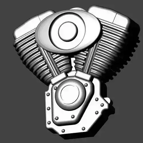 Pendant Biker - Harley Davidson style