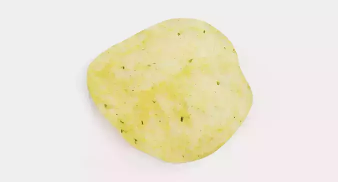 Potato Chip V3 - Crispy Snack 3D model 4