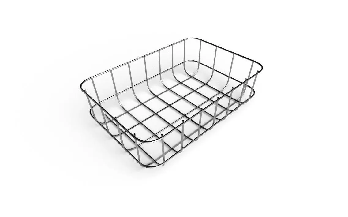 Wire Bin M01 Low-poly 3D model