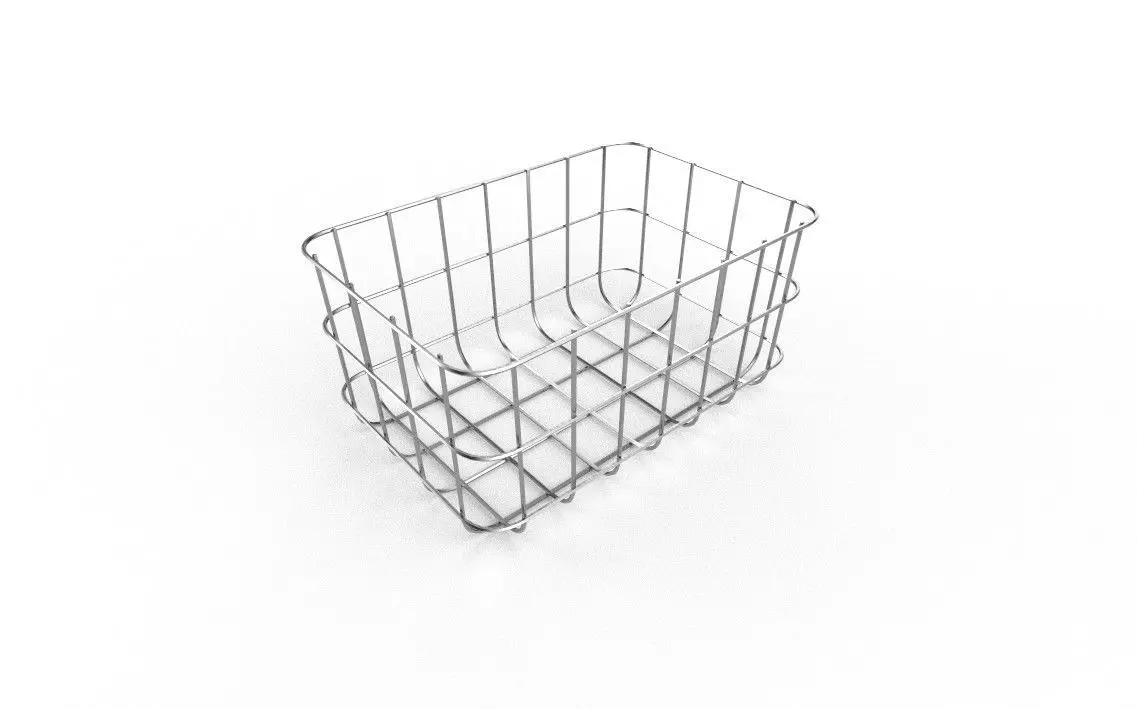 Wire Bin M04 Low-poly 3D model