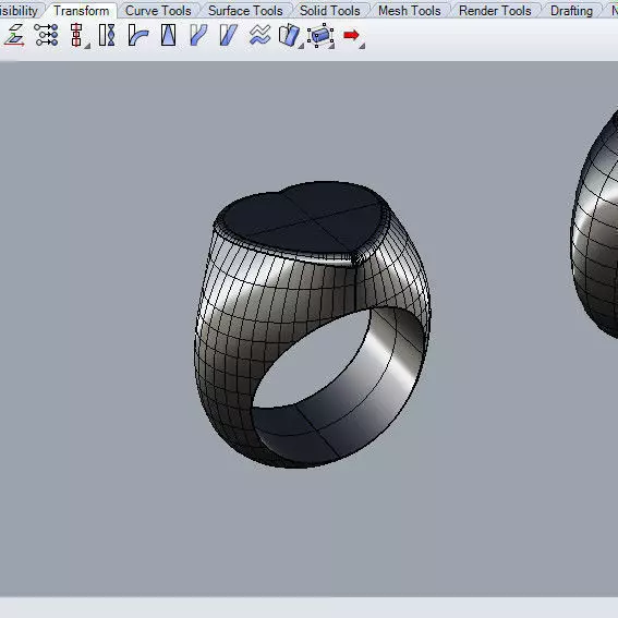 13 closed polysurface base for graduation rings 3D model_0
