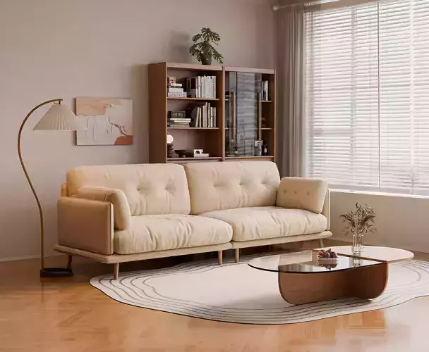 Nordic-style living room 3D model