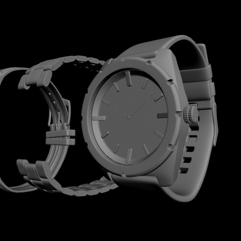 16 watches collection 3D model_12
