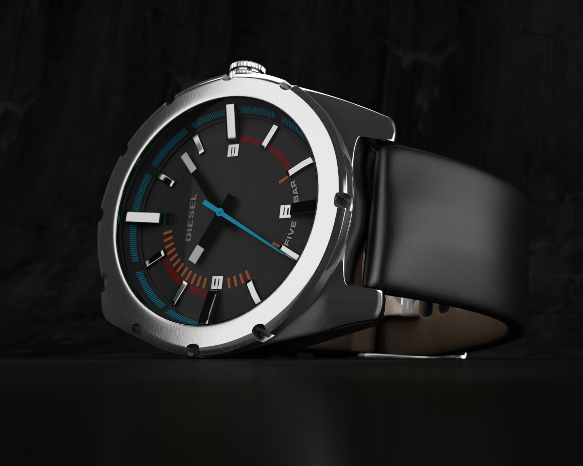 16 watches collection 3D model_9