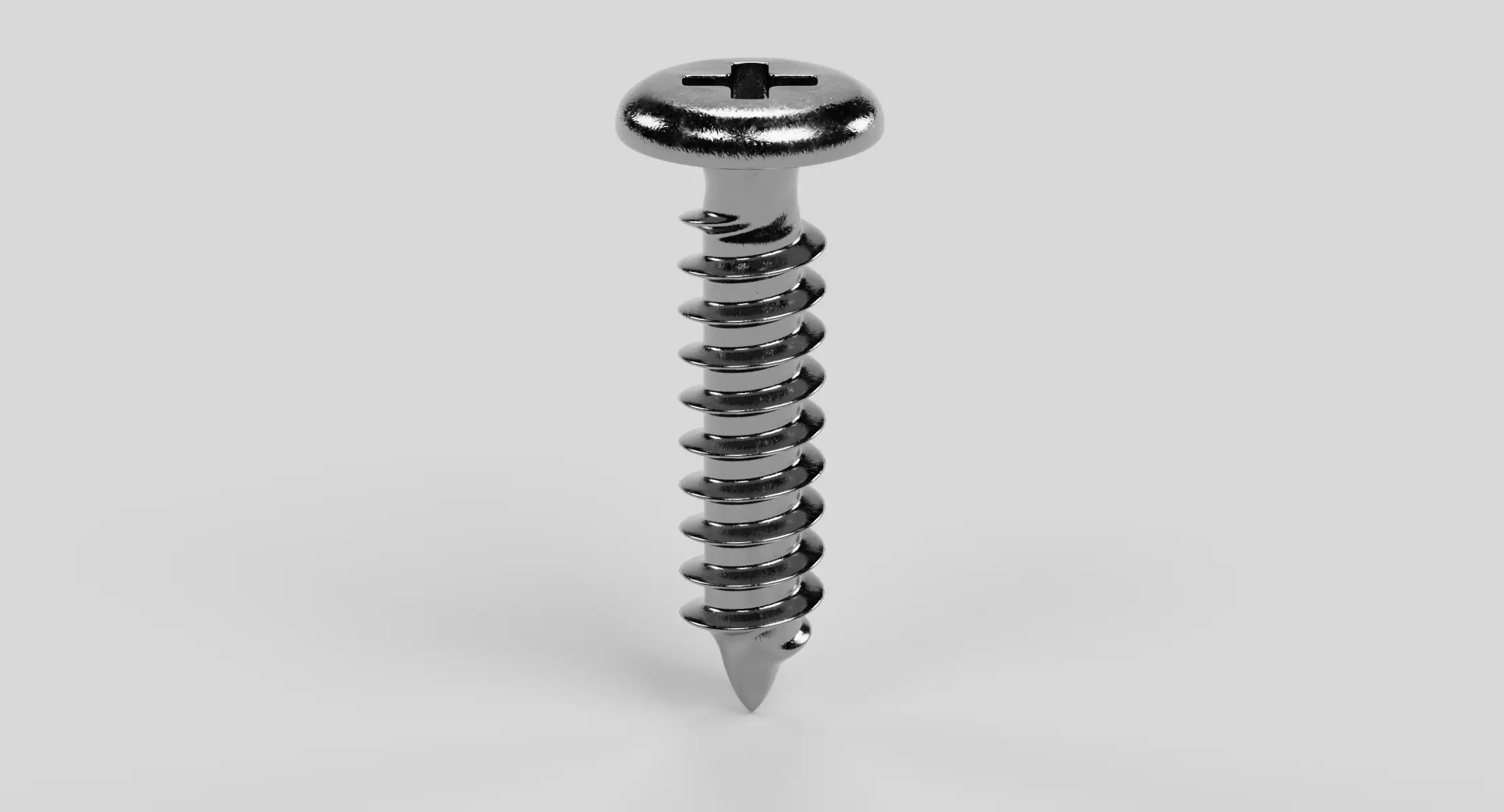 Screw V8 - Pan Head Fastener 3D model