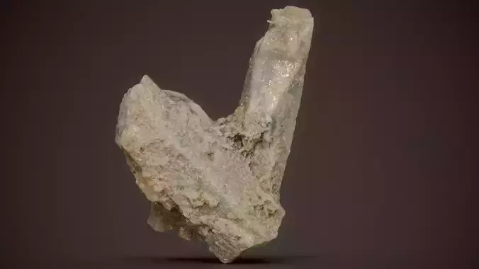 Wavellite On Matrix Green Stalagmite