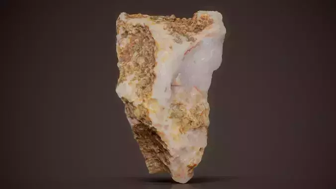 Pink Amethyst With Calcite Chalcedony