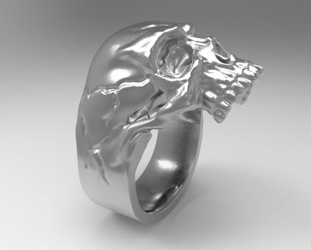 0531 Skull Ring  3D print model