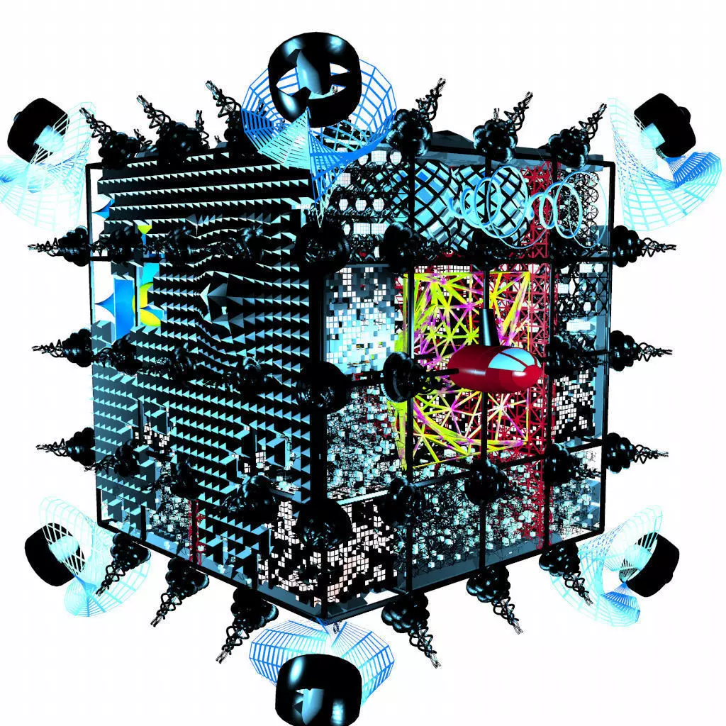 Spaceship BORG Free 3D model