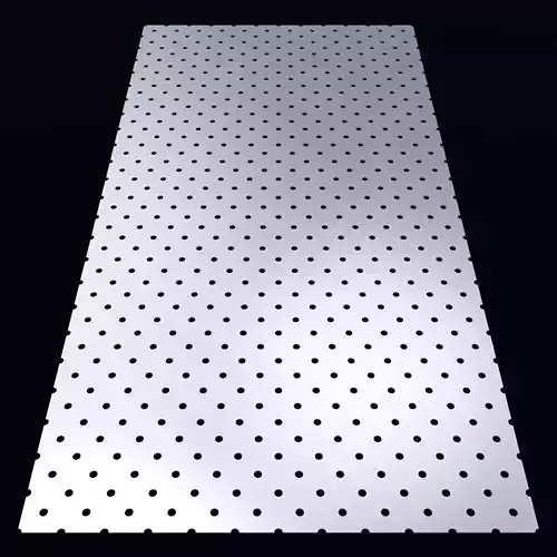 Perforated panel with 6 percent opening 25O78