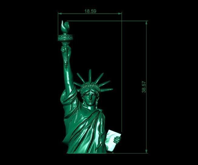TJ 25 3d Liberty Enlightening the World 3D print model_1