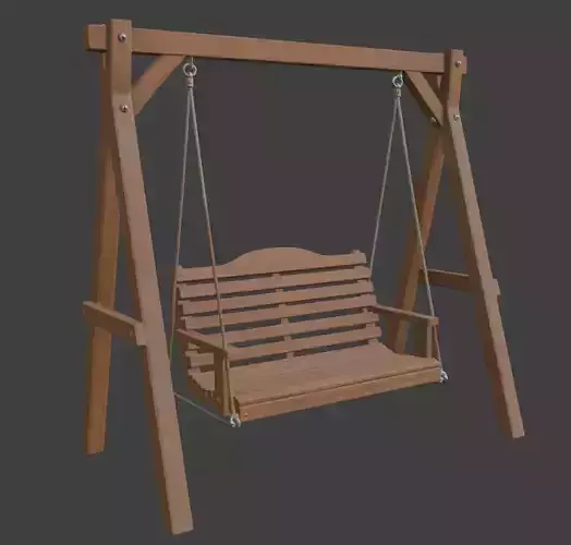 Wooden Porch Swing