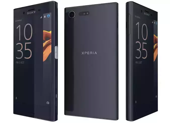 Sony Xperia X Compact Universe black 3D model