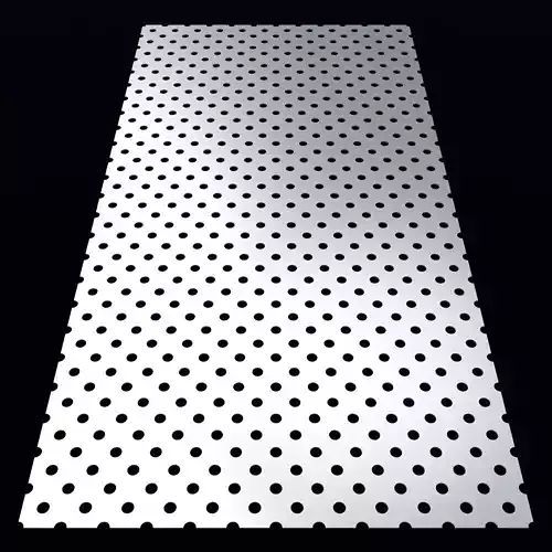 Perforated panel with 14 percent opening 25O80