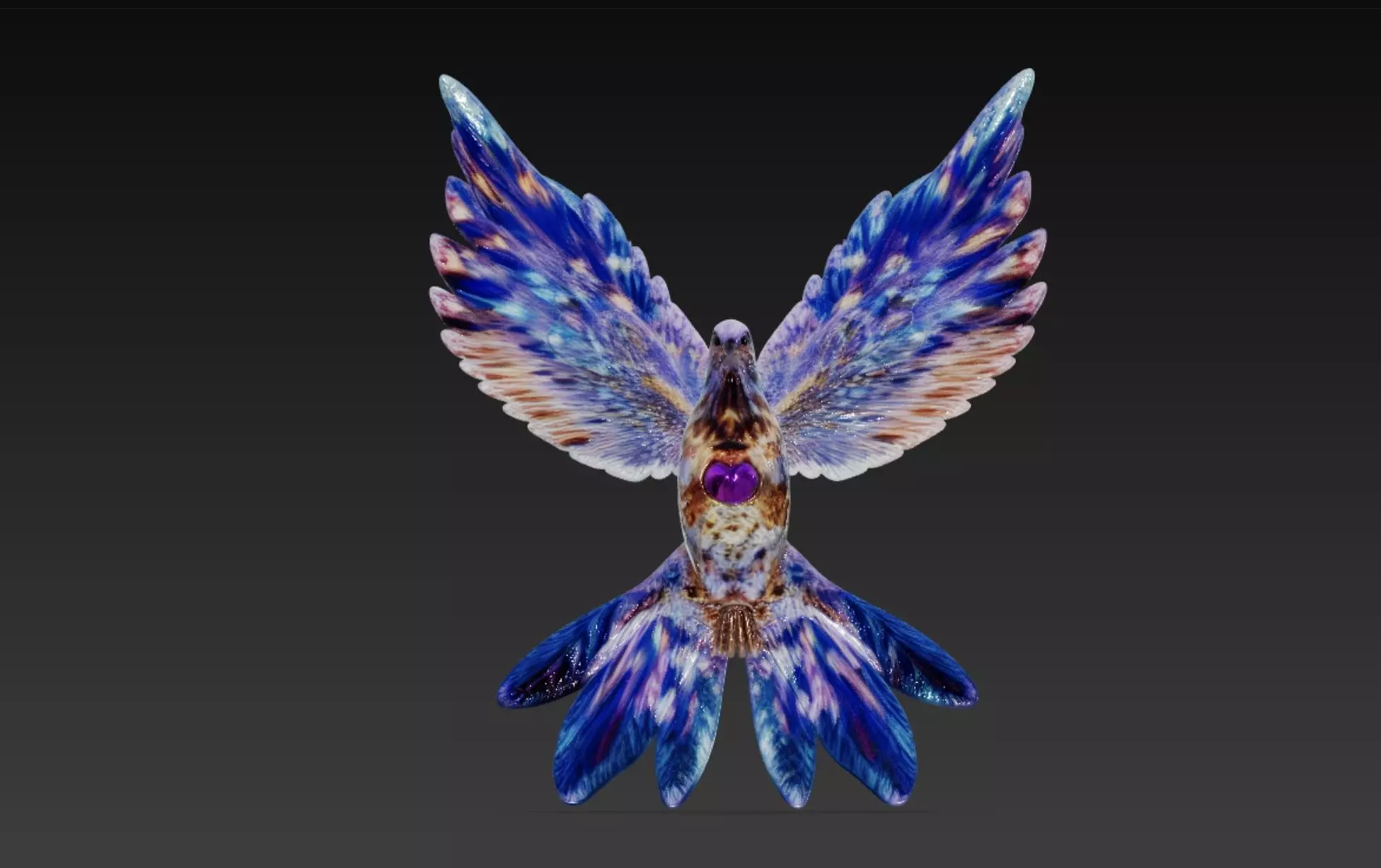 Christmas Creations - Magic Bird Sculpture 3D print model