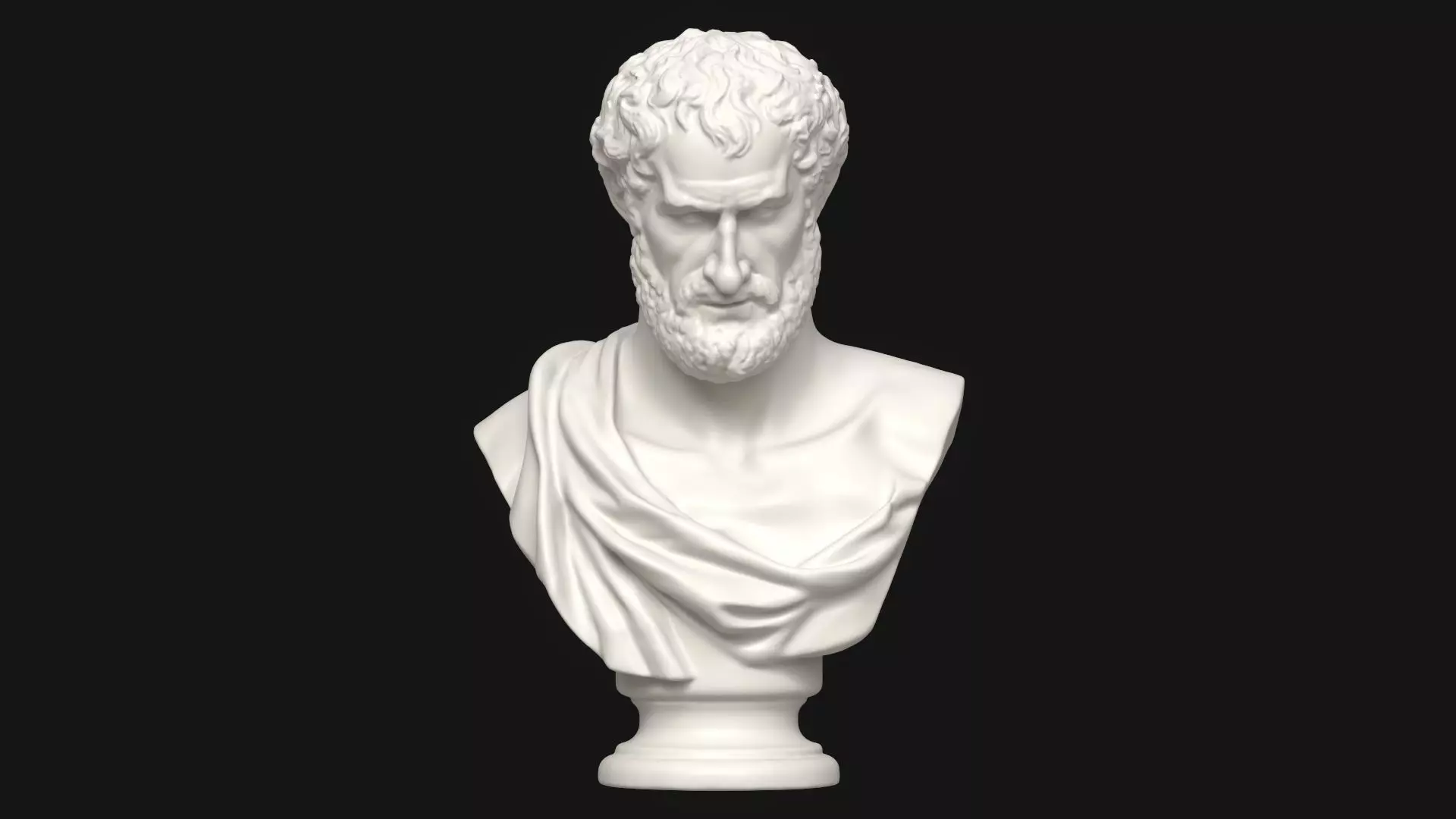 Herakleitos bust 02 3D print model