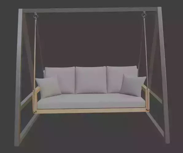 Outdoor Swing with Cushions