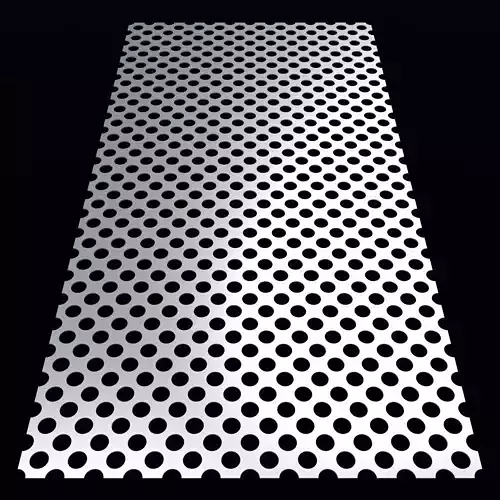 Perforated panel with 39 percent opening 25O84