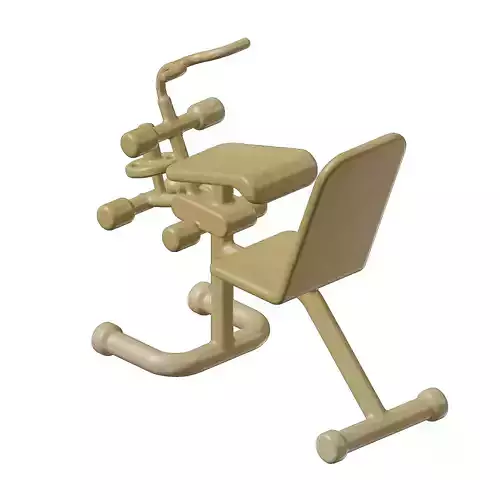 Wooden Gym Fitness Weight Bench Toy